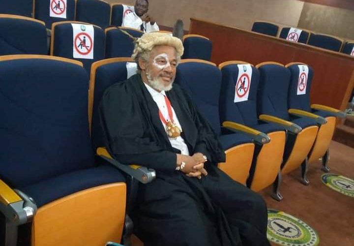 Hijab Blues: Drama As Lawyer Storms Supreme Court in Native Attire